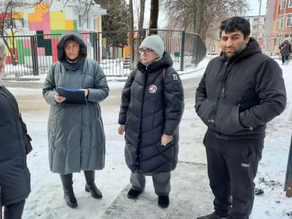 Надежда Козьякова приняла участие в приемке по «Нашему городу»