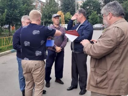 В Пролетарском округе состоялась приемка объектов по проекту «Наш город»