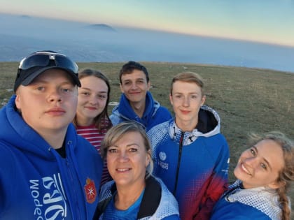Тульские школьники покорили небо Пятигорска