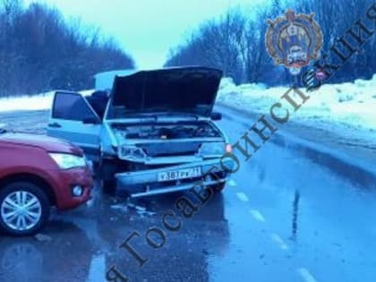 На трассе «Узловая – Богородицк» столкнулись DATSUN mi-DO и «ВАЗ-2115»