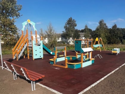 Детская и спортивная площадки обустроены в населенных пунктах Щекинского района