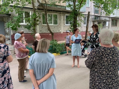 Дарья Герасимова проверила состояние ремонта, выполненного по «Народному бюджету»