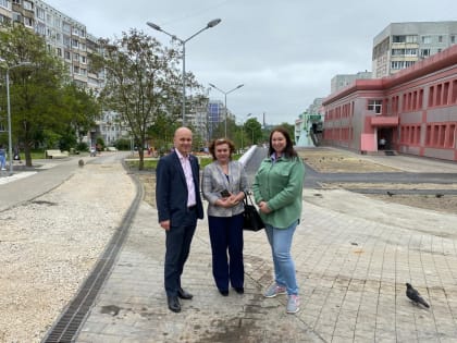 Андрей Гурьянов провел мониторинг объектов, благоустроенных по программе ФСГС