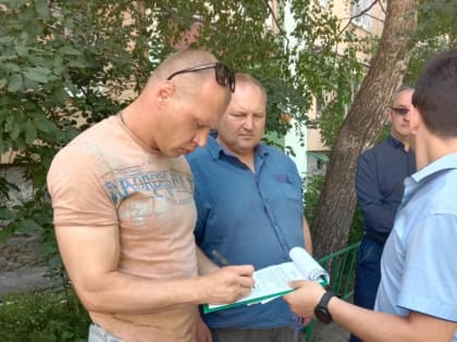 В приемке благоустроенных по «Нашему городу» объектов принял участие Михаил Ларкин
