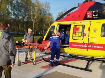 8 детей было эвакуировано санавиацией Тульской области за май этого года