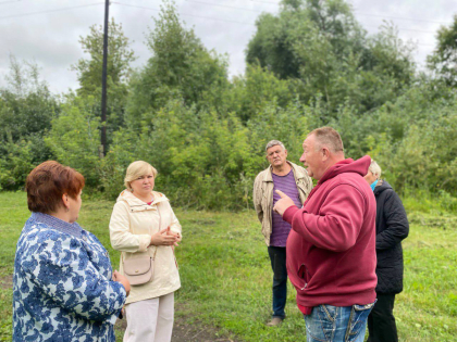 Марина Белькова провела выездной прием жителей кимовской деревни
