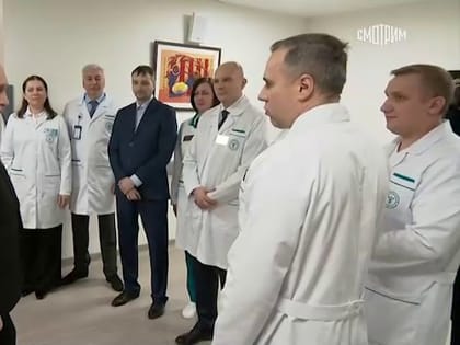 Владимир Путин посетил новый онкоцентр в Туле