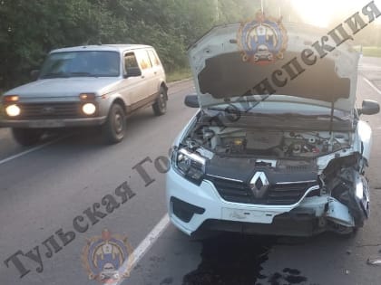 В Кимовском районе ВАЗ врезался в Renault на встречке