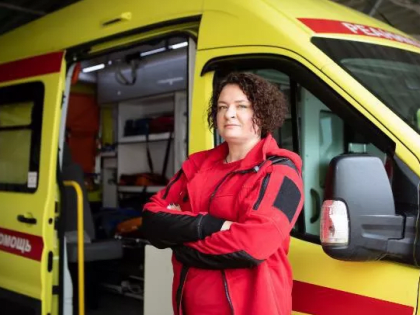 Тульские медики скорой помощи работают в Херсонской области