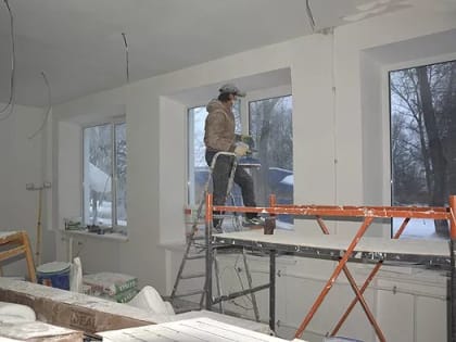 В Дубне продолжается капремонт взрослой поликлиники