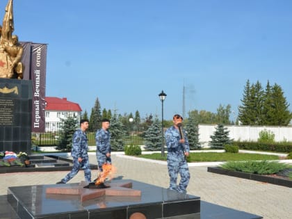 В Первомайском зажгли факел от Вечного огня