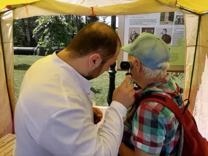 В Центральном парке организовали профилактические осмотры для туляков