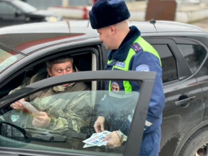 Сотрудники тульской Госавтоинспекции провели акцию «Позвони – ДТП предупреди!»