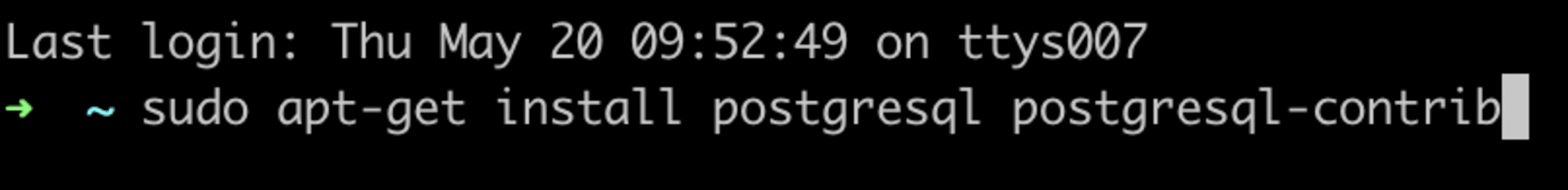 Setup PostgreSQL for Ubuntu