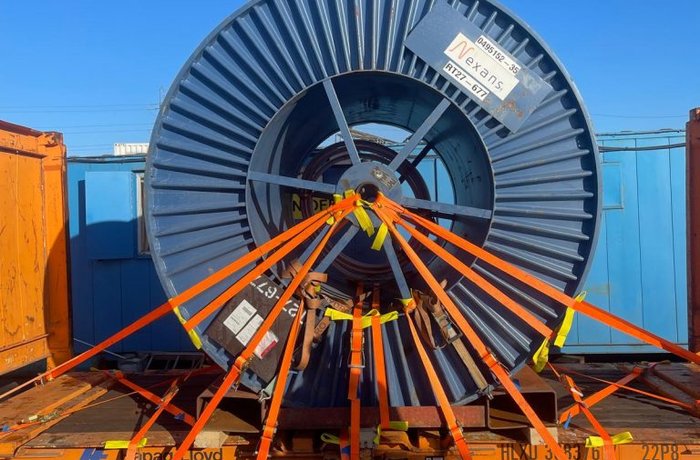 Steel Cable Reel 5ton - London Gateway Port Export