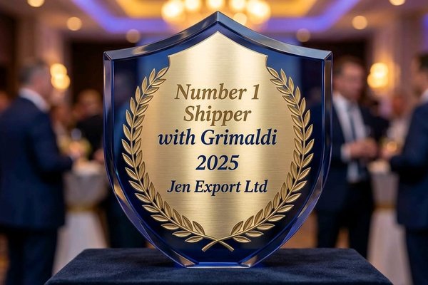 Jen Exports Wins Grimaldi's “Number 1 Exporter 2025” Award