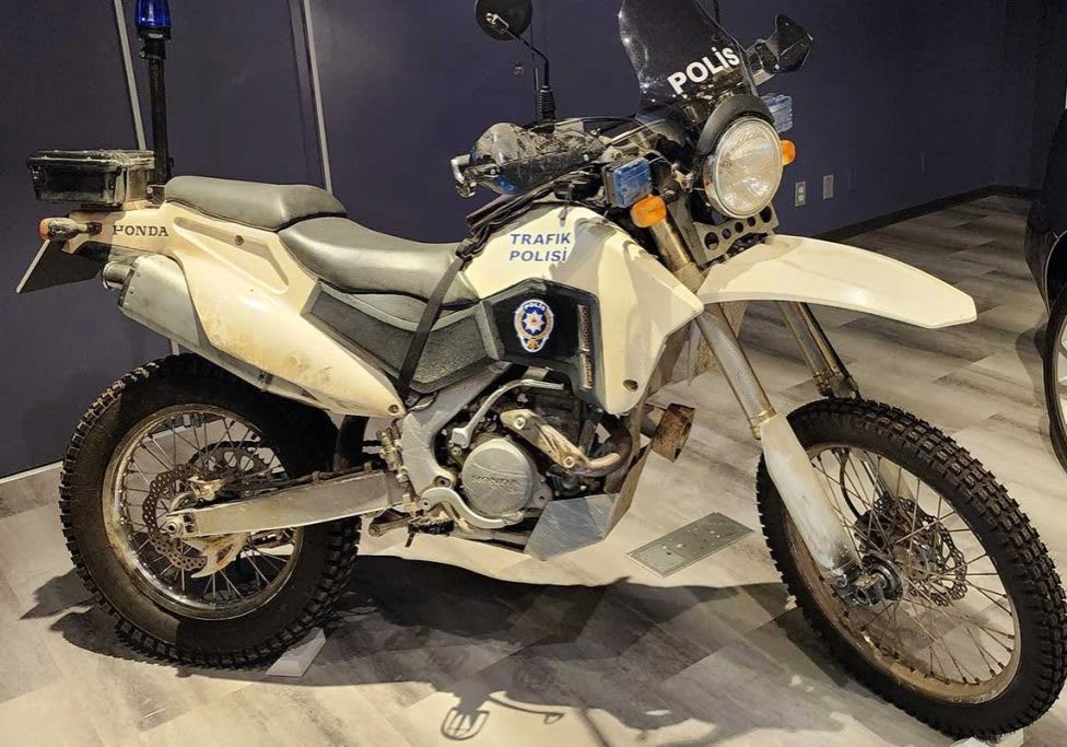 Istanbul Police Honda CRF250R Motorcycle