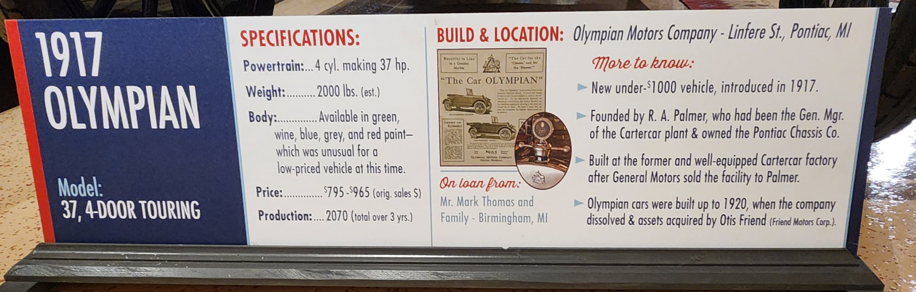 1917 Olympian Touring 2