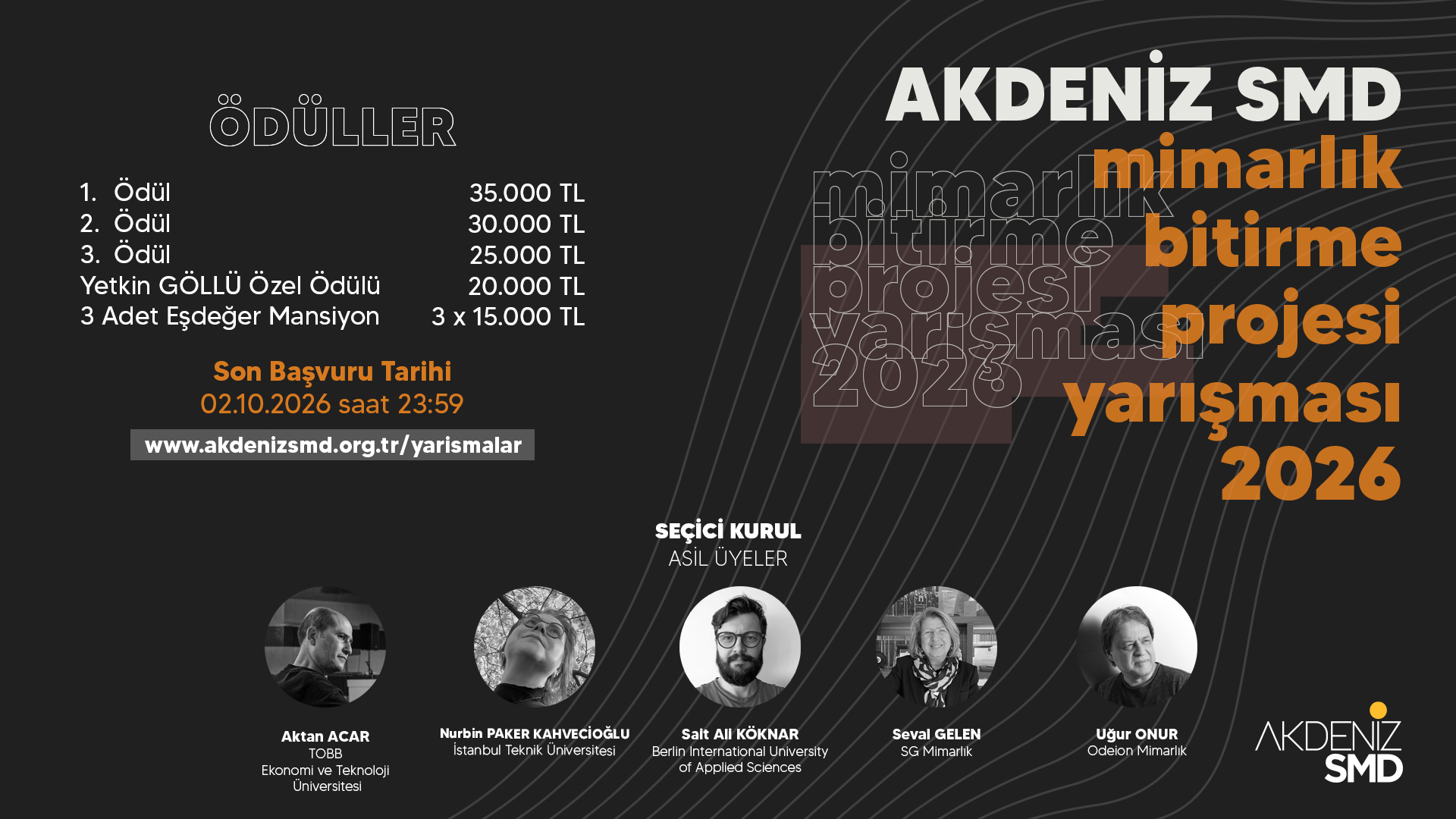 Akdeniz SMD Mimarlık Bitirme Projesi Yarışması 2026