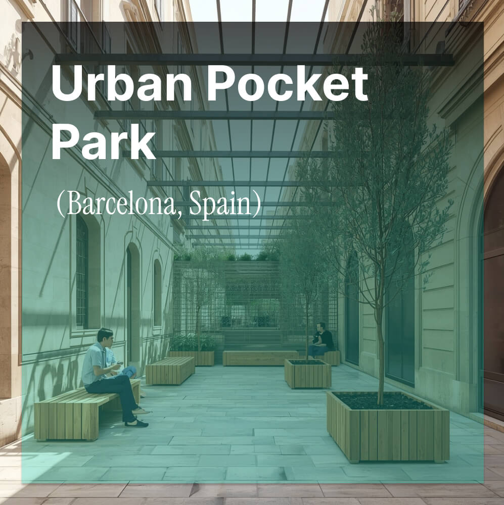 Urban Pocket Park (Barselona, İspanya) Mimarlık Yarışması