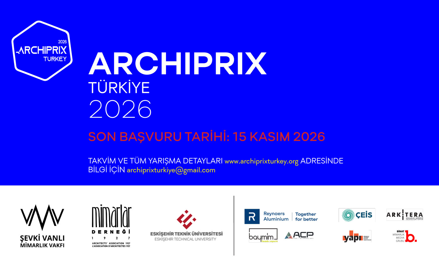 Archiprix Türkiye 2026
