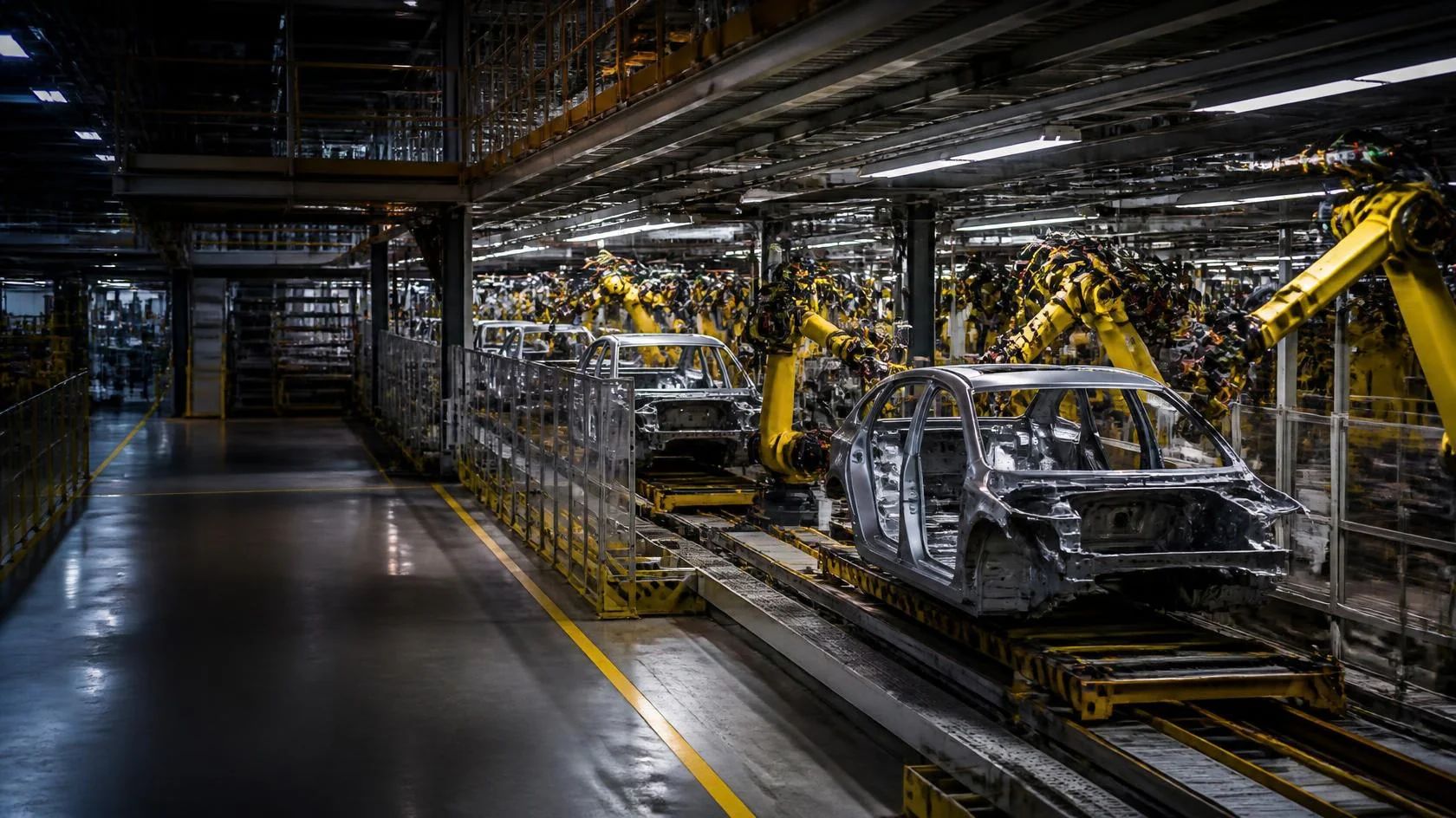 Automotive assembly line asset alert paired with maintenance procedures and repair history