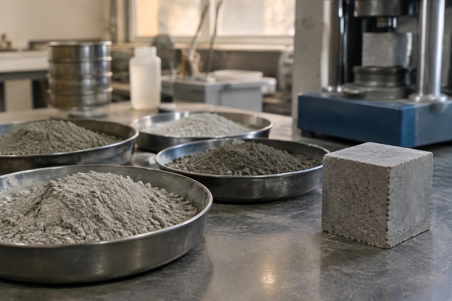 Cement plant production and raw-material processing operations