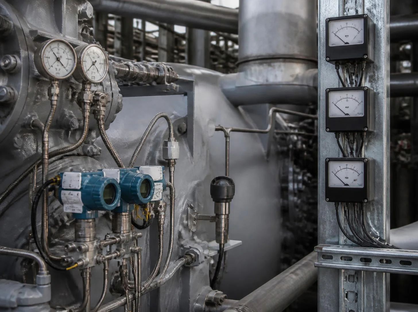 Reliability view of compressor temperature, pressure and current trends