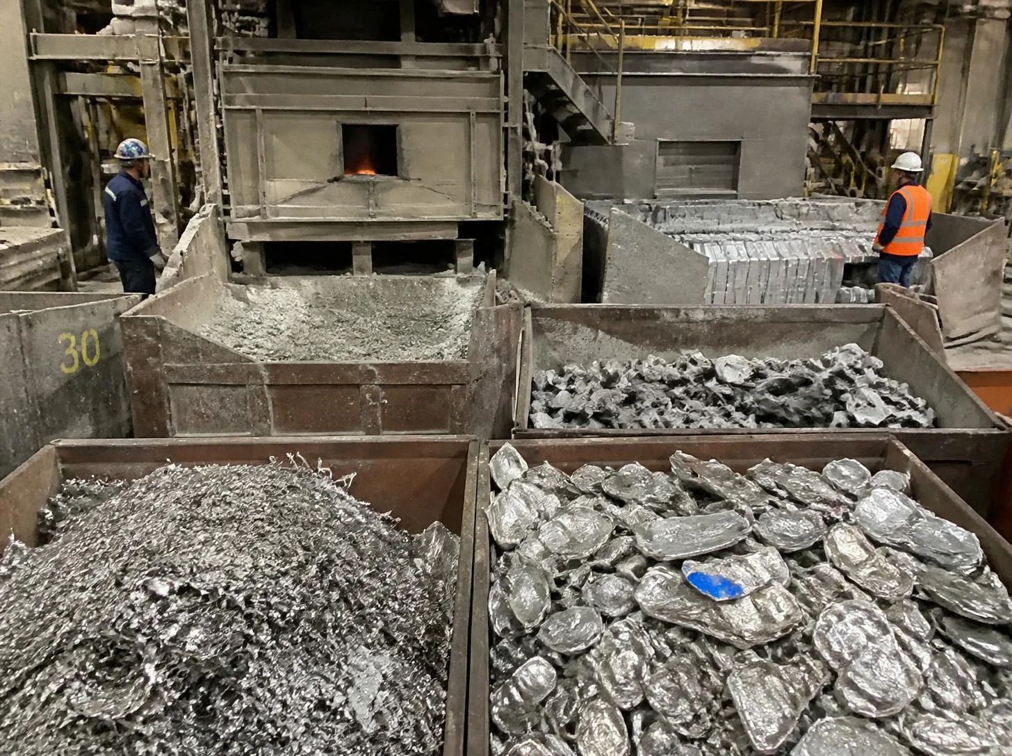 Iron content across successive remelt heats against an alloy specification ceiling