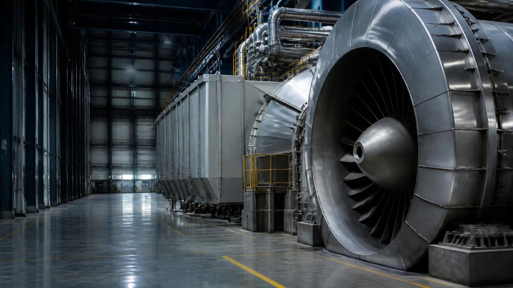 Gas turbine generating unit in continuous operation