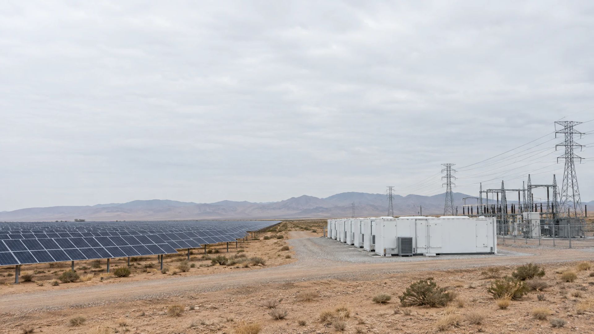 Utility-scale renewable plant where export can be limited while the resource is still available