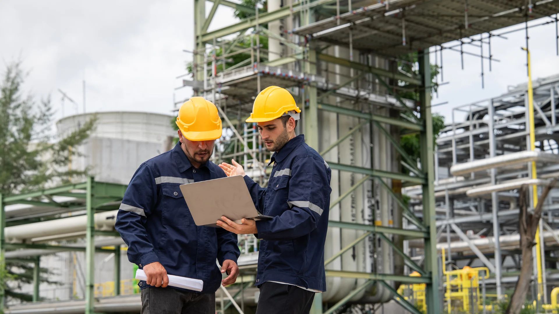 Steelmaking and industrial emissions monitoring operations