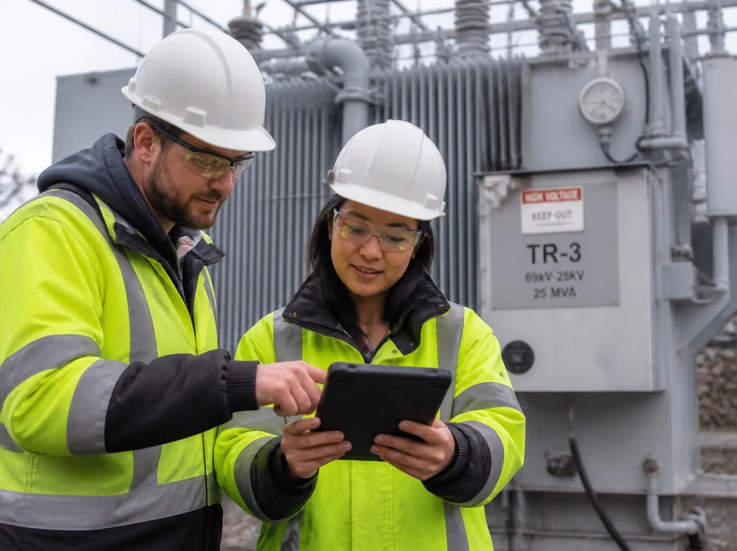 Existing transformer testing data feeding a health-index model
