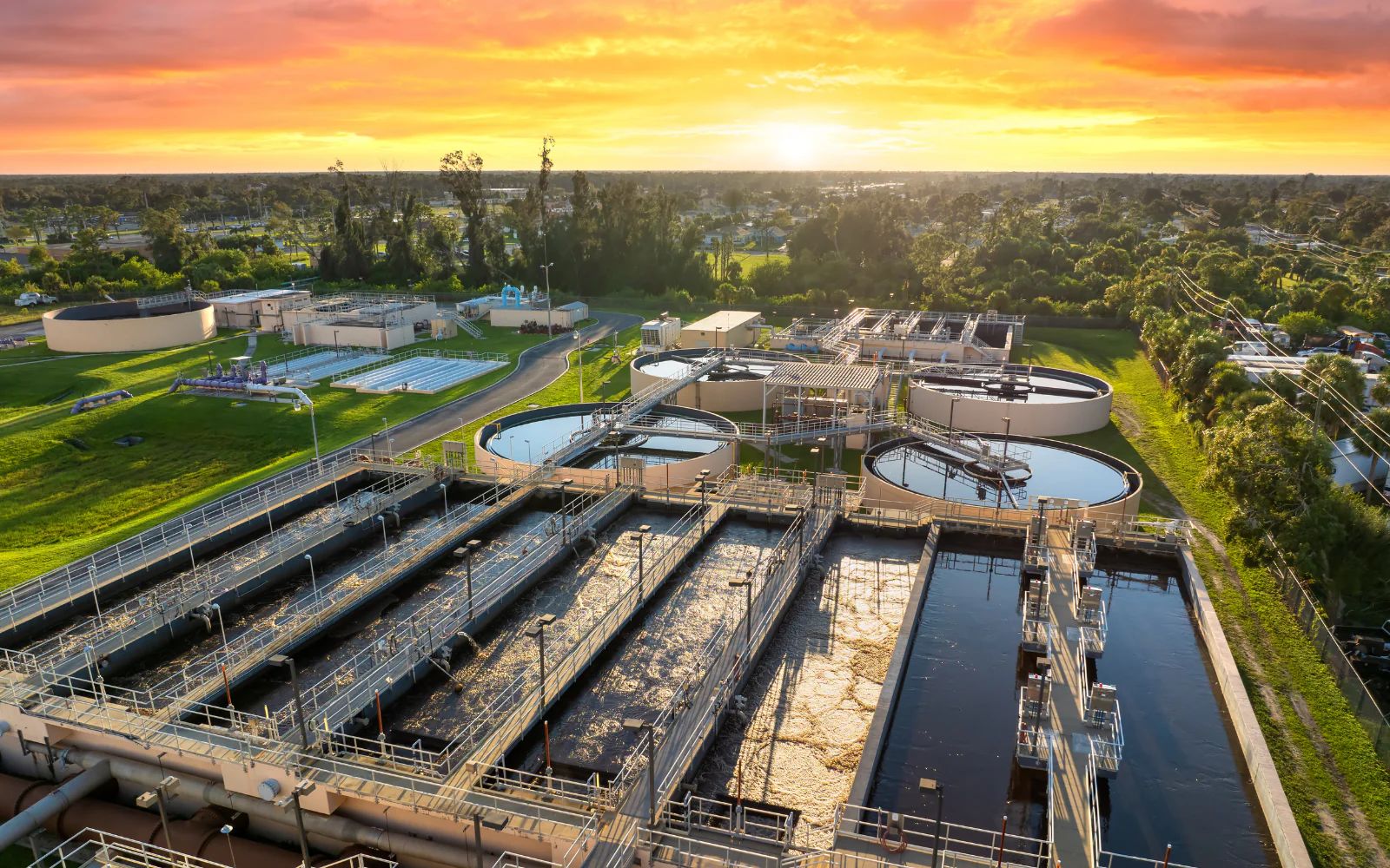 Water distribution network and pumping infrastructure