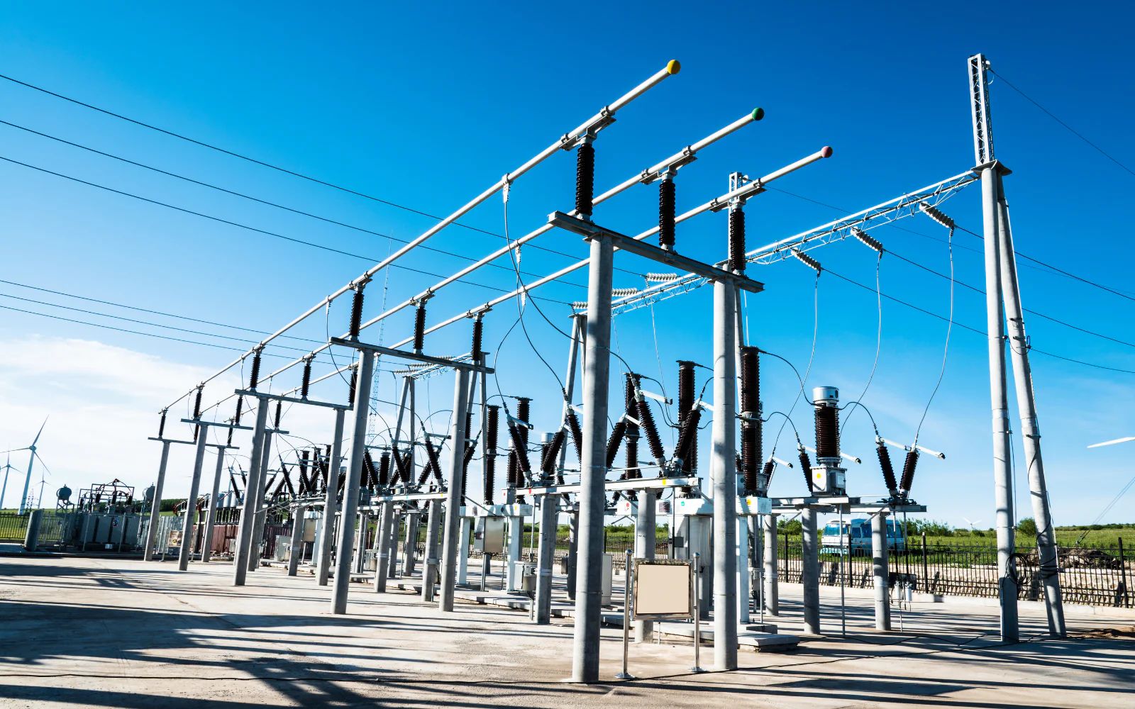 Electric utility distribution and transmission network