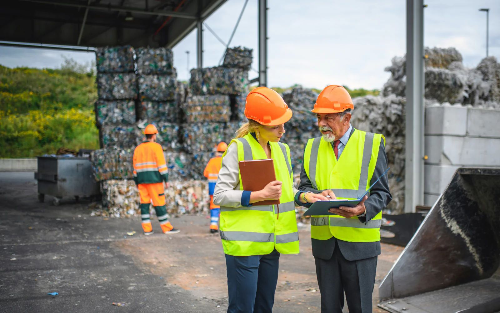 Waste operations work order and compliance documents