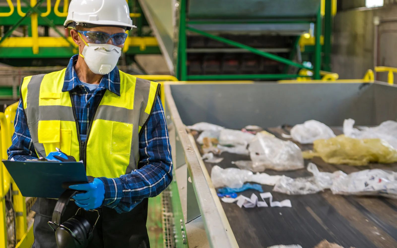 Municipal solid waste and recycling processing operations