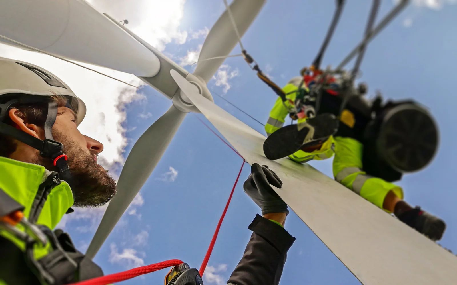 Wind and solar generation assets at utility scale