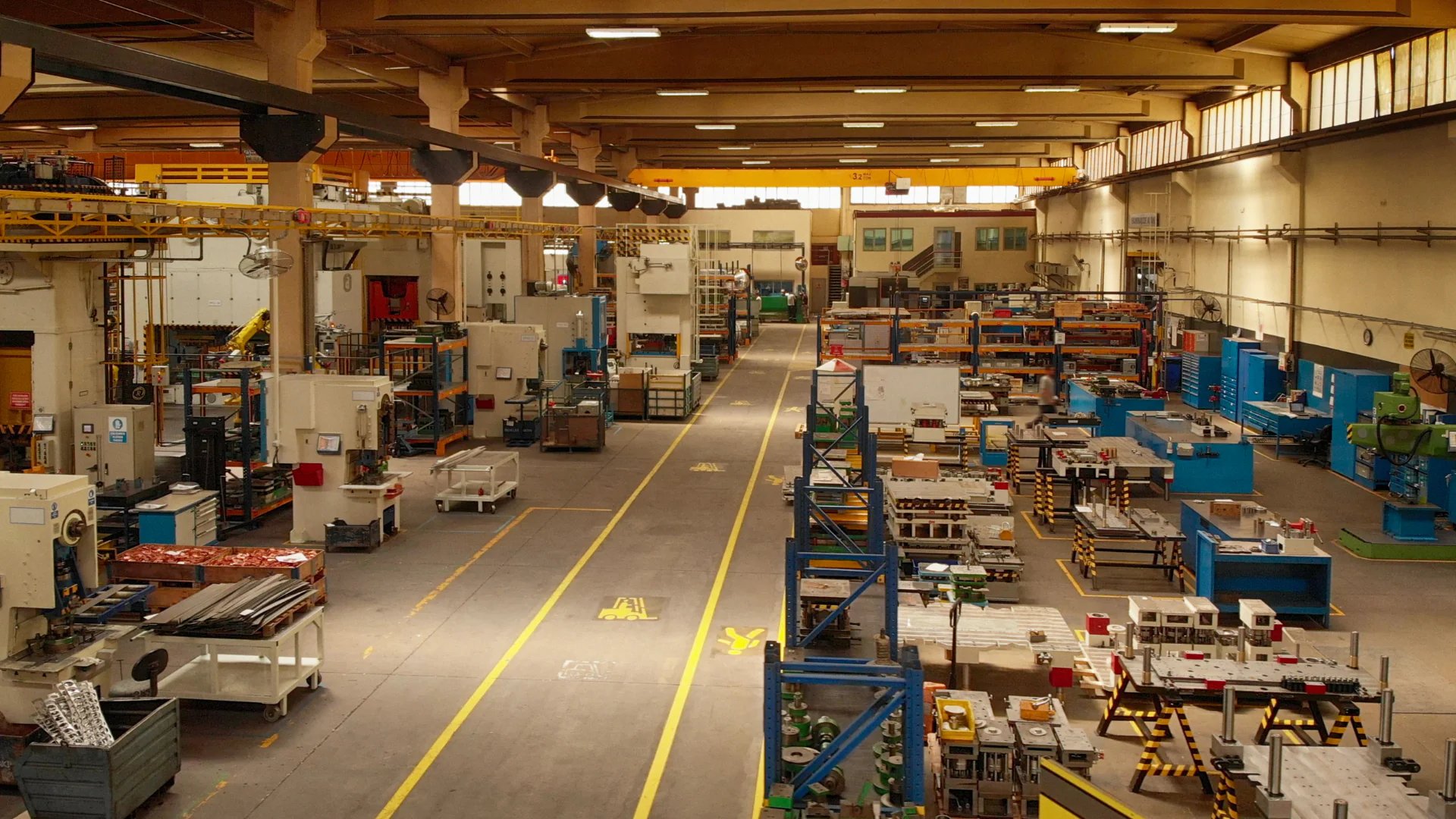 Industrial equipment with condition and operating signals being monitored