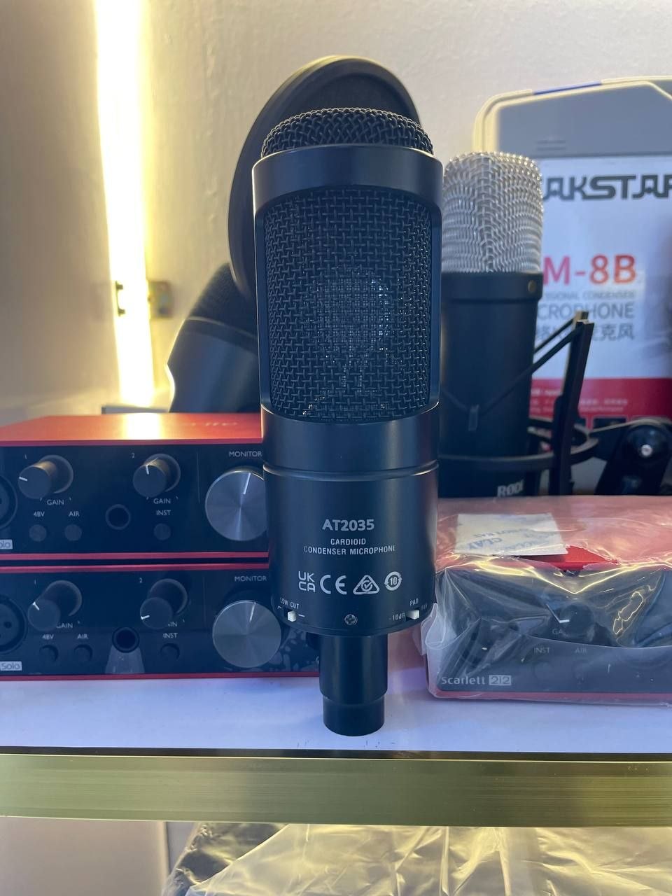 Hone Musical Instruments - STUDIO MIC - Audio technica 2035