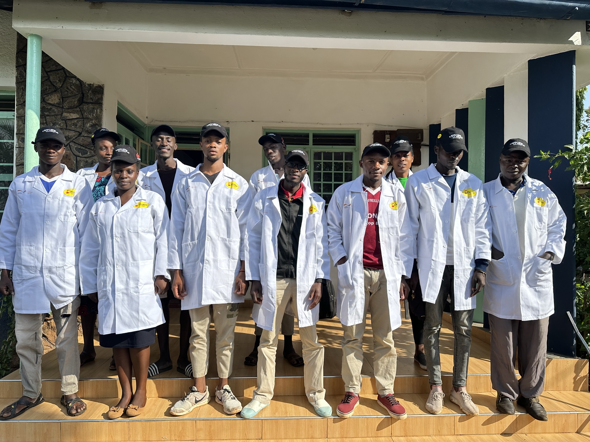 e-Poultry extension officers in the field across Africa