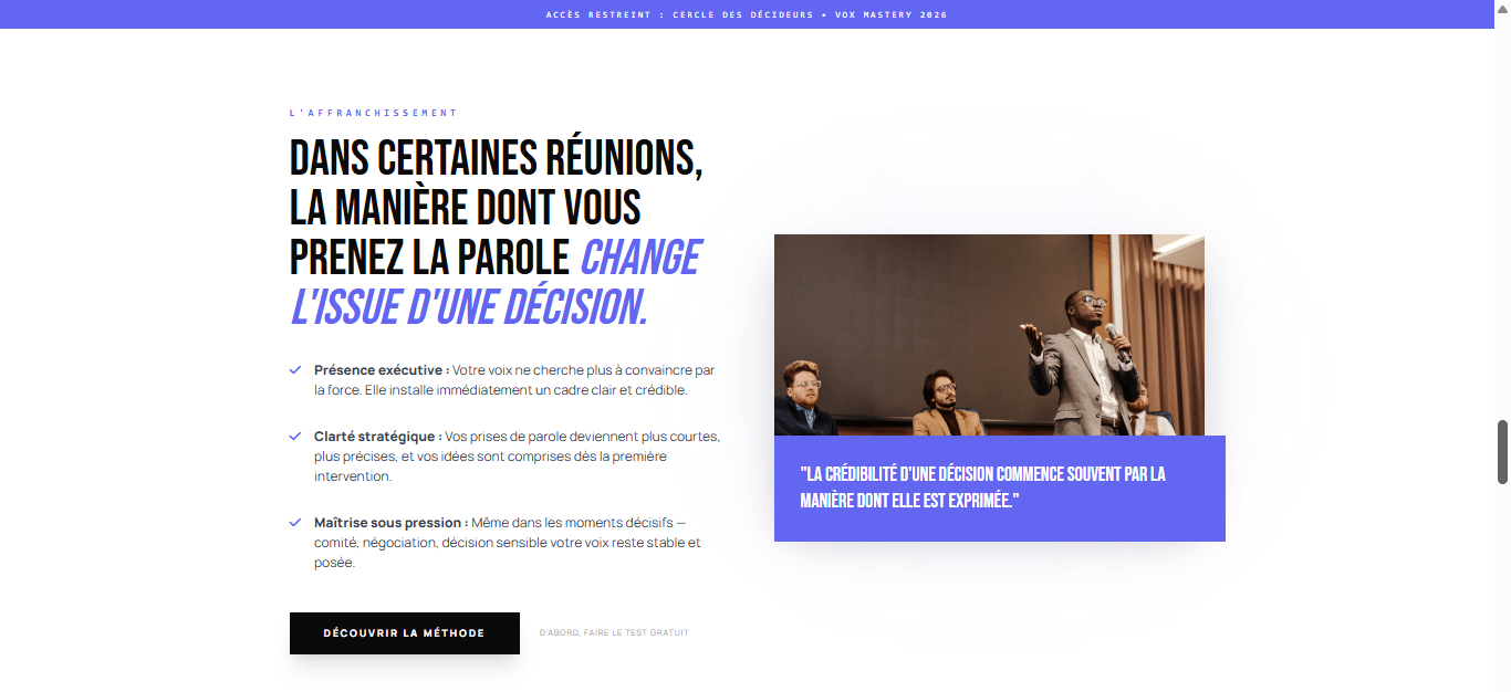 Vox Résultats