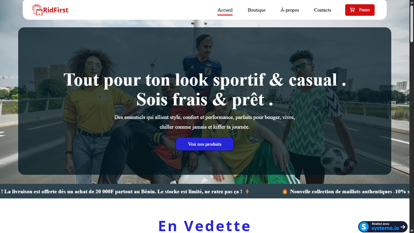 Ridfirst Vente