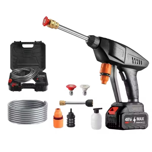 Wireless High-Pressure Car Washer & Multi-Scene Cleaning Gun