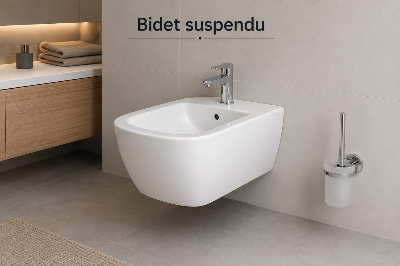 Bidet suspendu