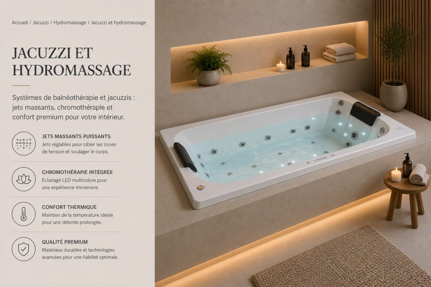 Jacuzzi et hydromassage