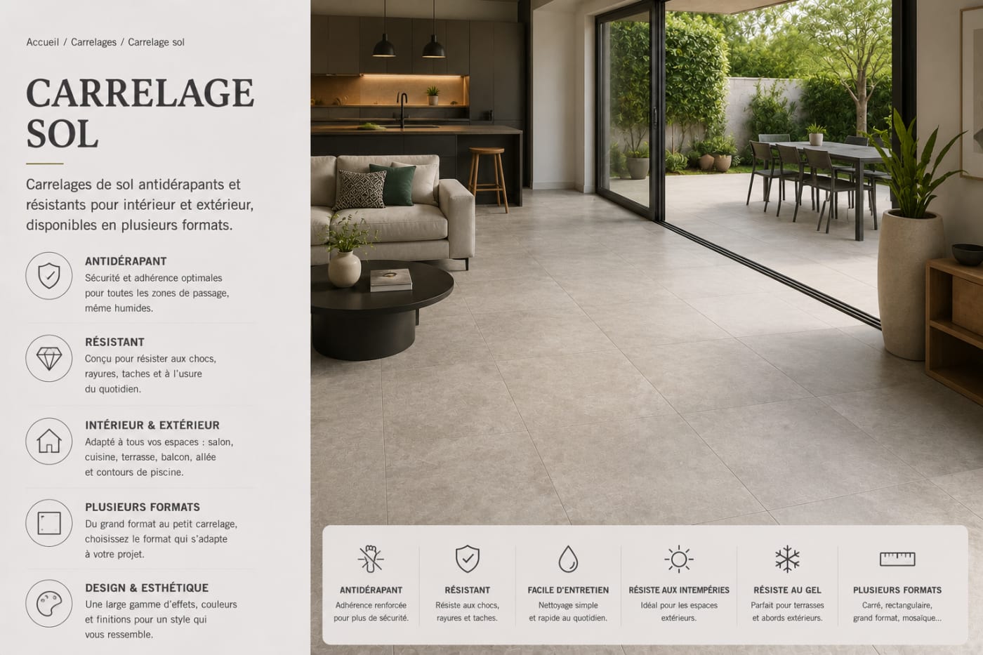 Carrelage sol