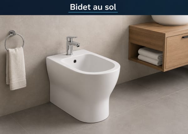 Bidet au sol
