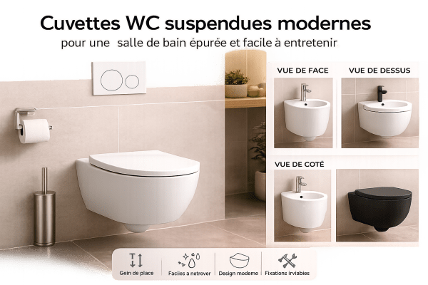 Cuvette suspendue