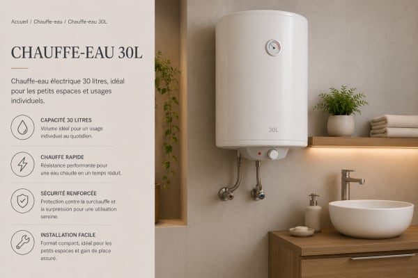 Chauffe-eau 30L